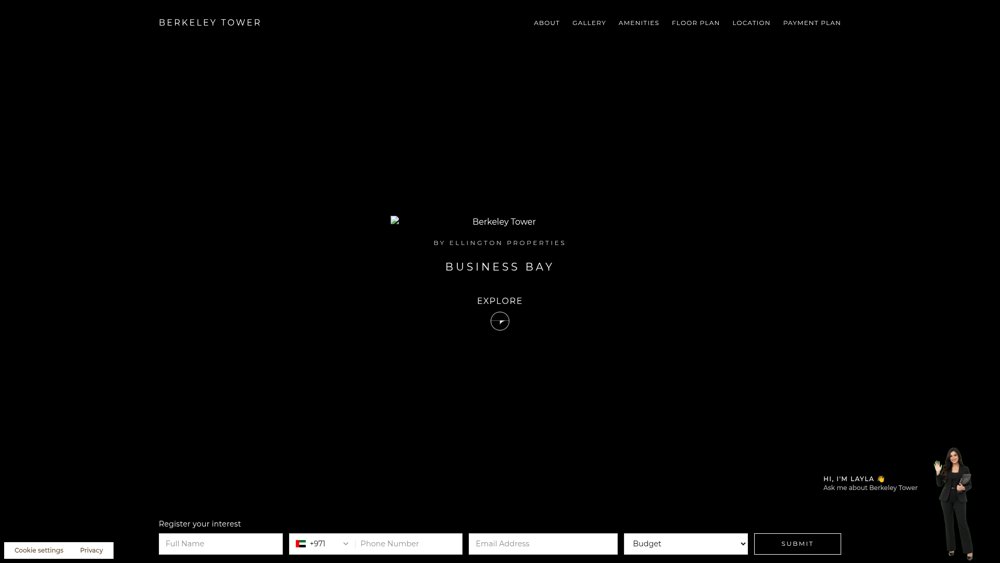 Berkeley Ellington website homepage