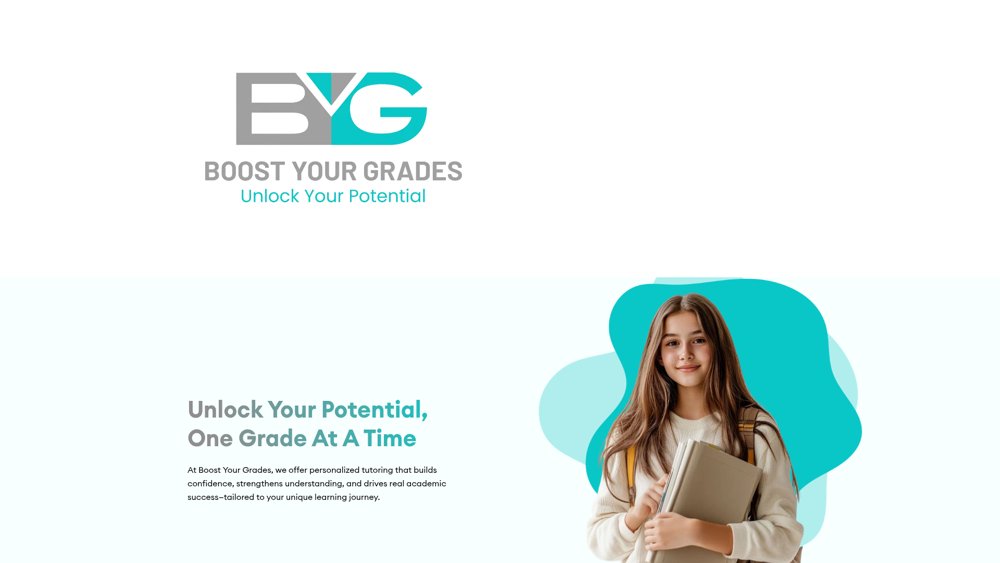 Boost Your Grades website homepage